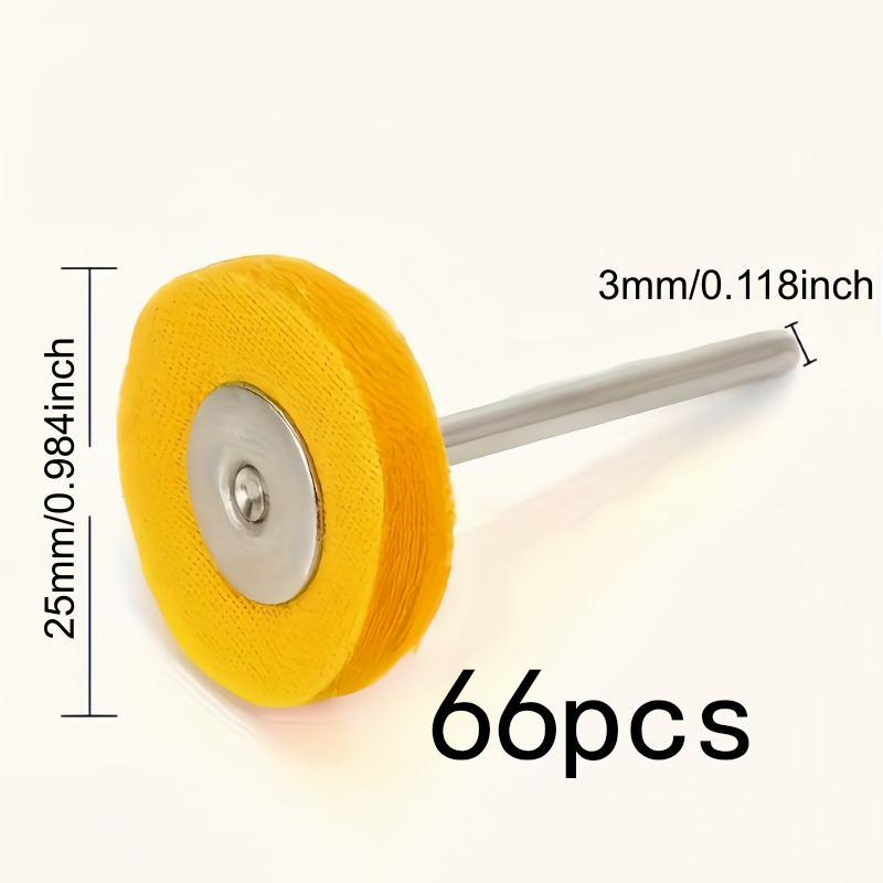 66Pcs 3mm Yellow Polishing Clo - مراجعة Watch Polishing Cloth وسعره