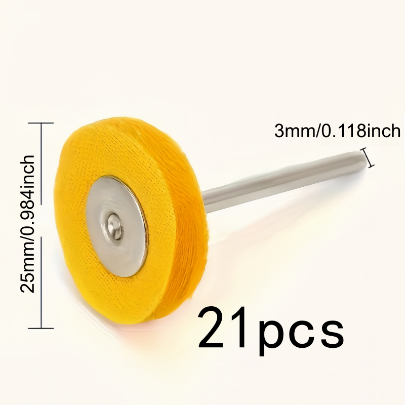 21Pcs 3mm Yellow Polishing Clo - مراجعة Watch Polishing Cloth وسعره