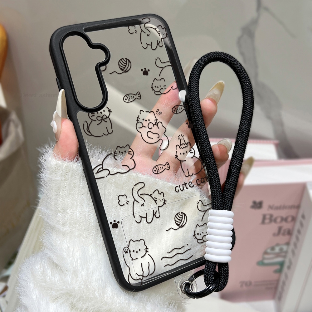 Cartoon Cat Phone Case For Sam - مراجعة Samsung Galaxy Strap وسعره
