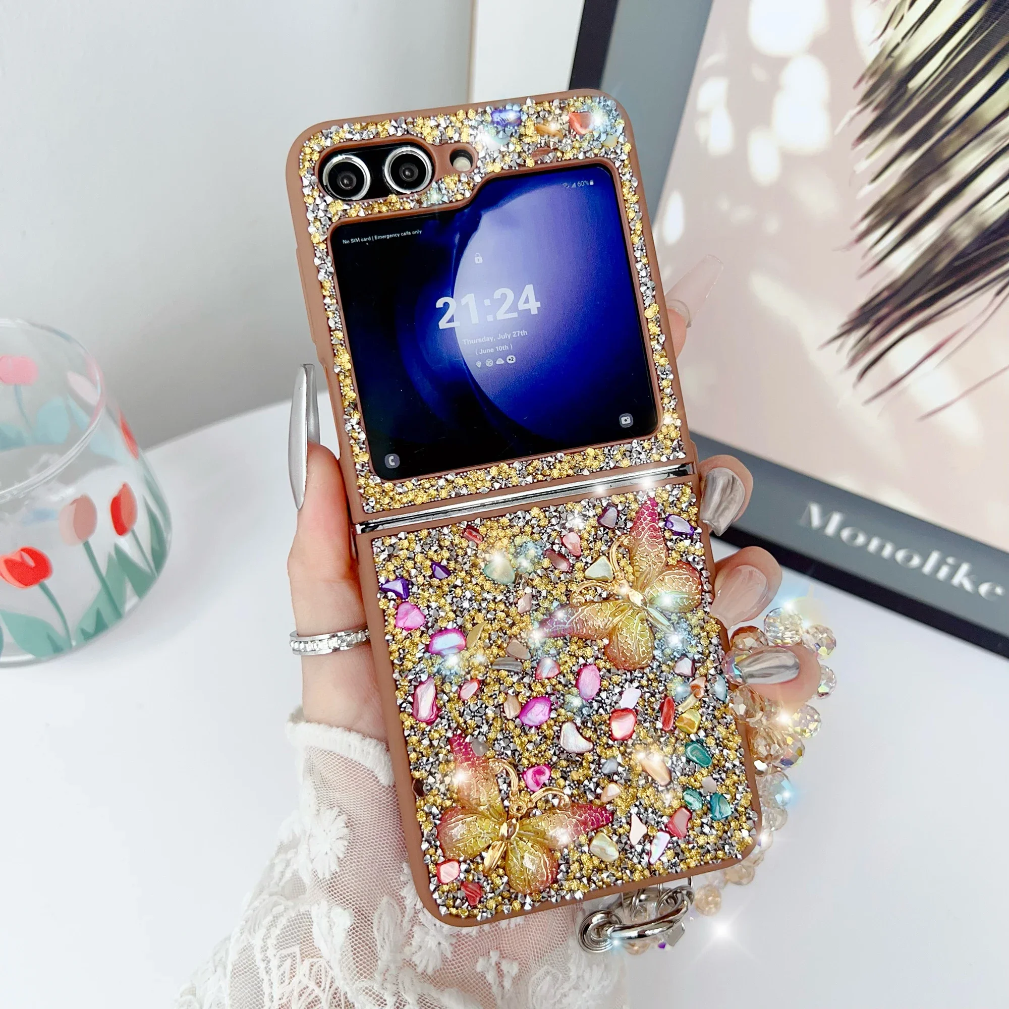Luxury Glitter Cute Bling Crys - مراجعة Samsung Galaxy Strap وسعره