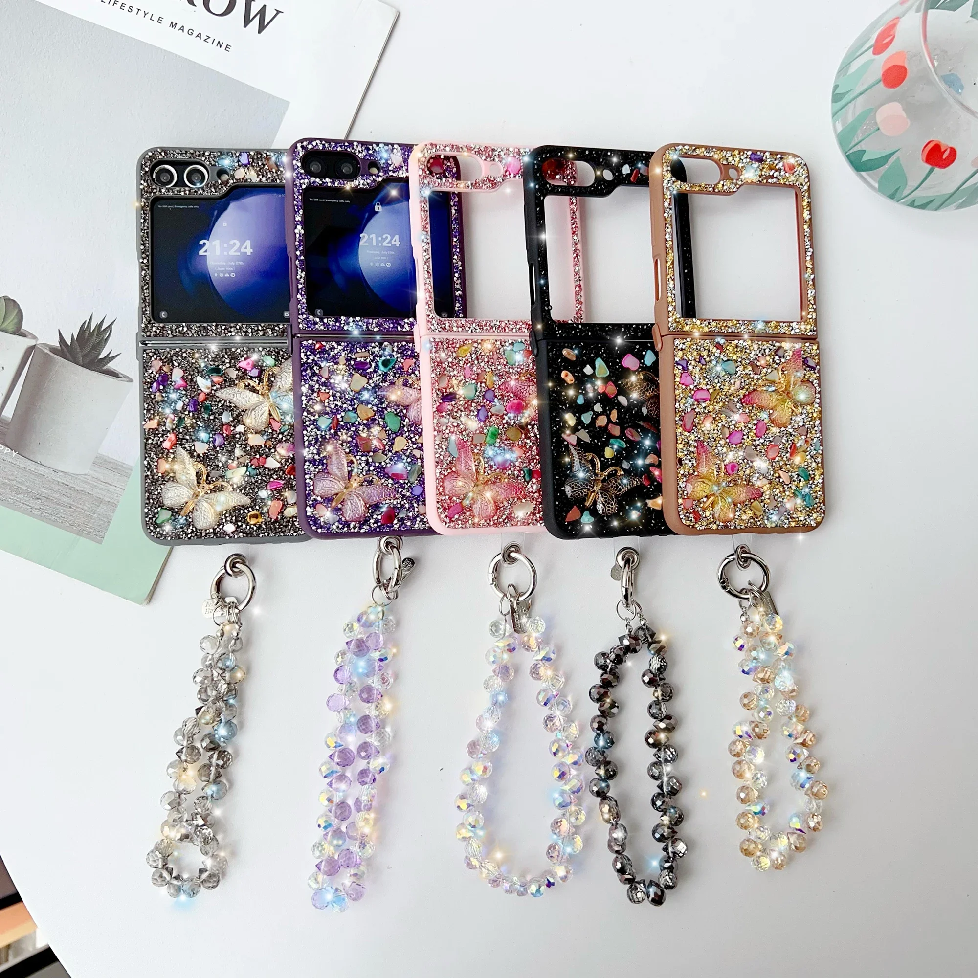 Luxury Glitter Cute Bling Crys - مراجعة Samsung Galaxy Strap وسعره