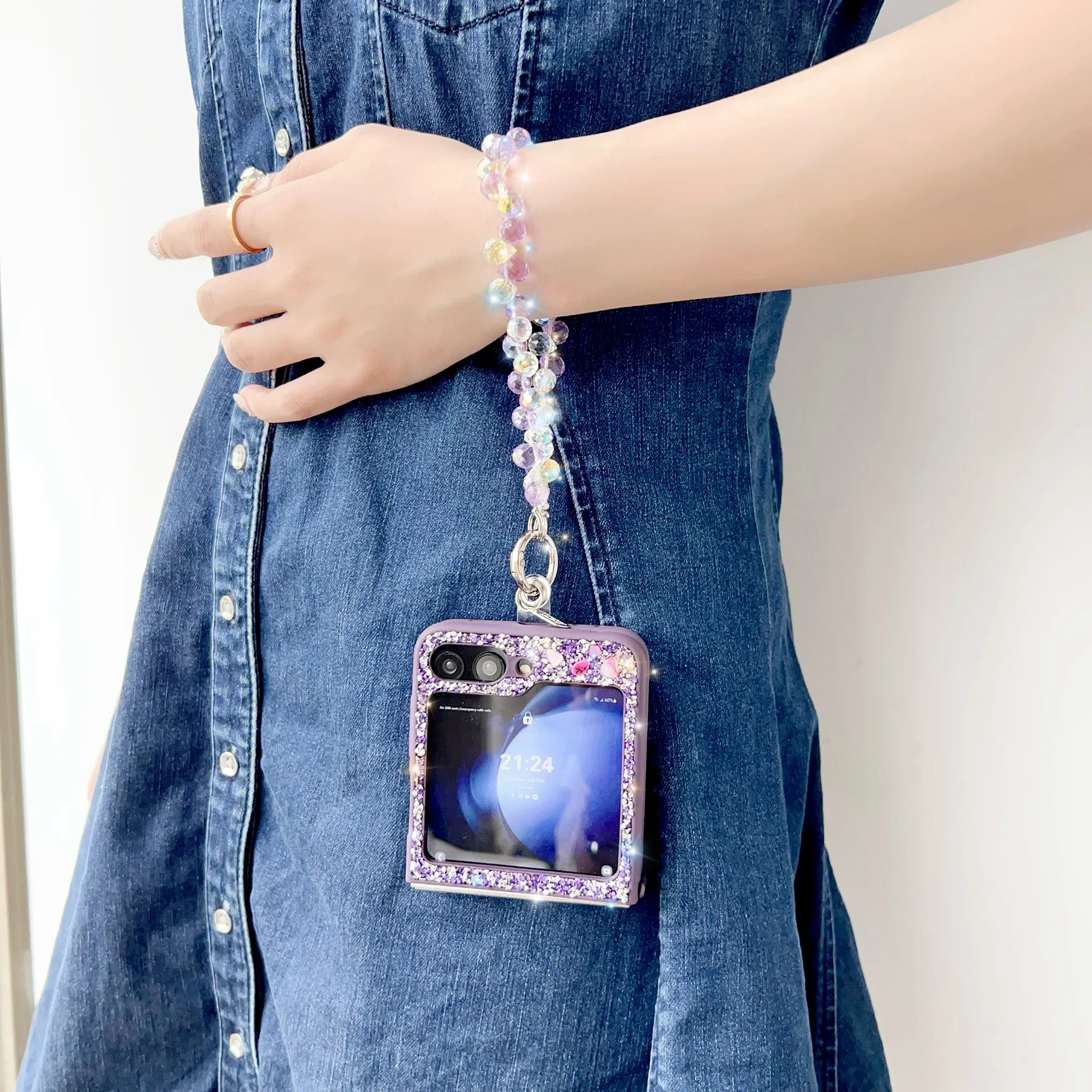 Luxury Glitter Cute Bling Crys - مراجعة Samsung Galaxy Strap وسعره