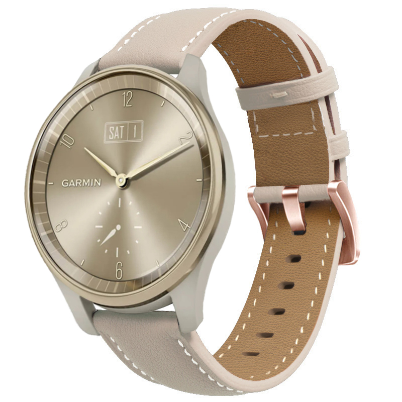 20mm Leather Band For Garmin V - مراجعة Smartwatch Trending Watches For Women وسعره