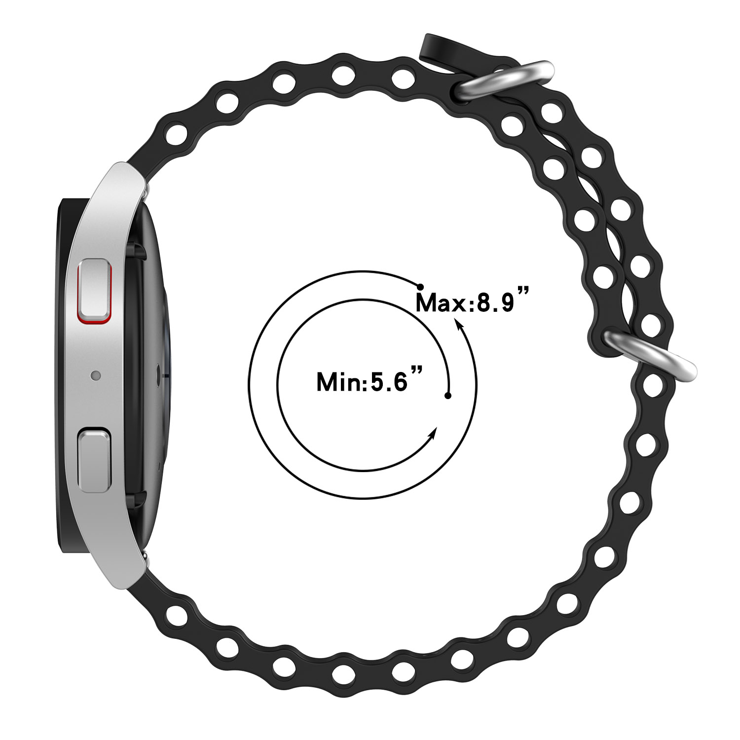 22mm Ocean Strap For OnePlus W - مراجعة Smartwatch Oneplus Watches وسعره