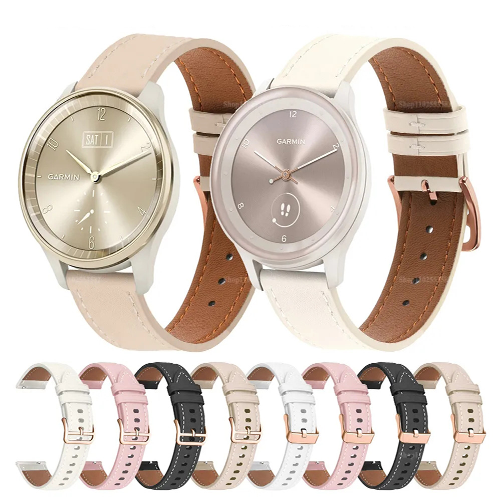Women Girl Leather Band 20mm F - مراجعة Smartwatch Trending Watches For Women وسعره