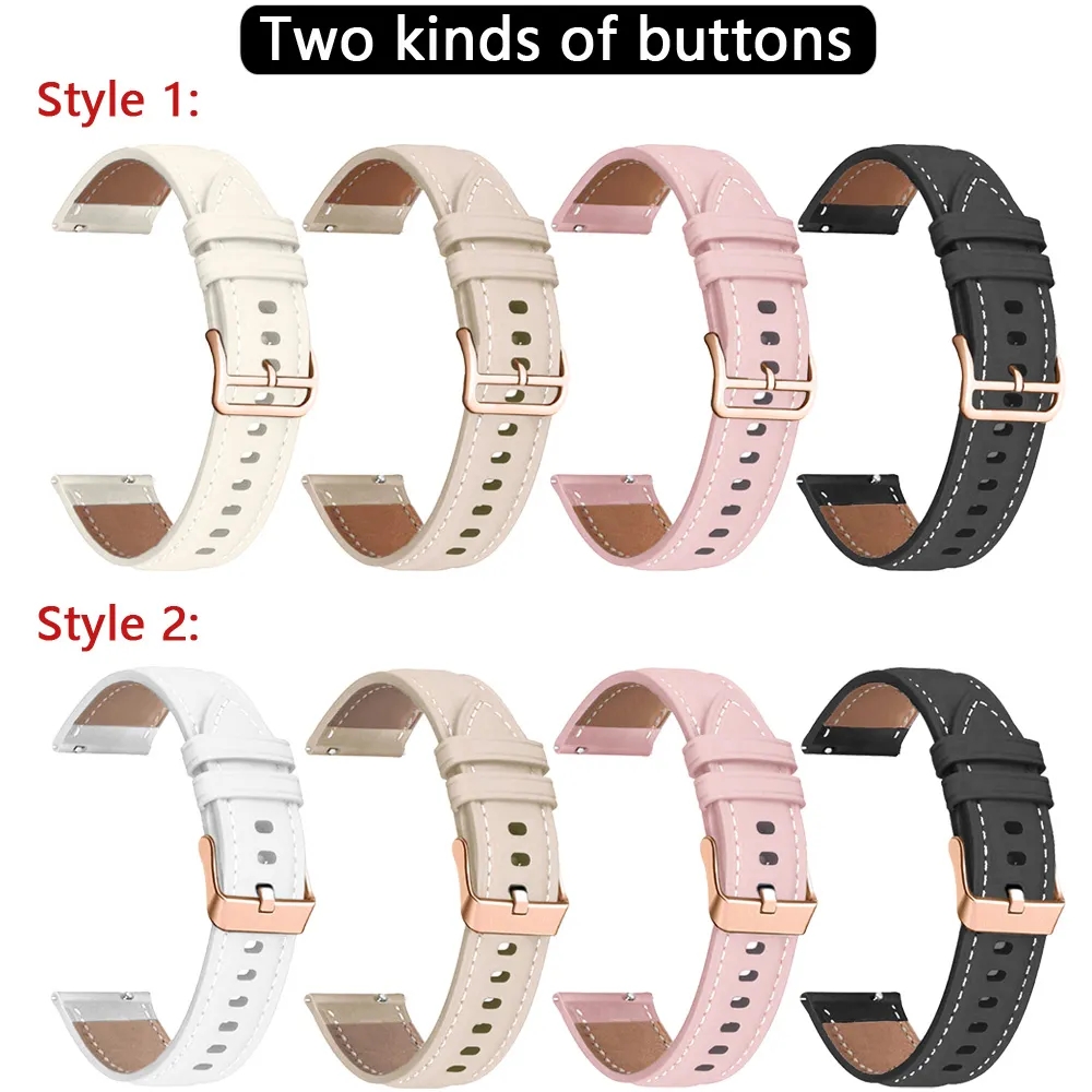 Women Girl Leather Band 20mm F - مراجعة Smartwatch Trending Watches For Women وسعره