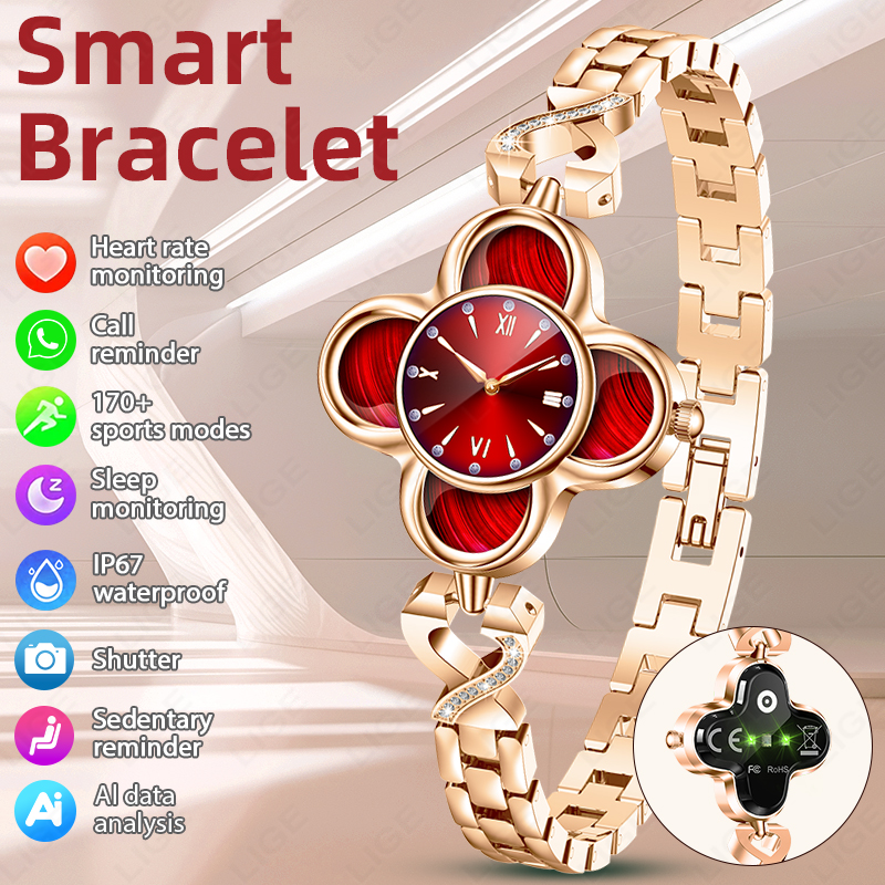LIGE Quartz Smartwatch AI Brac - مراجعة Smartwatch Digital Watches For Women وسعره