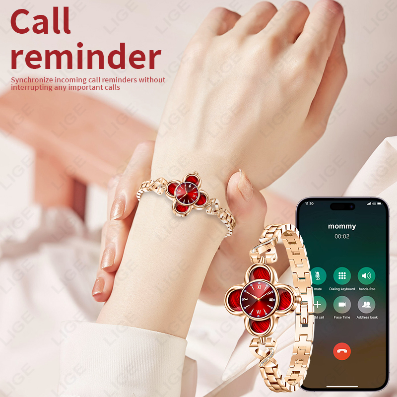 LIGE Quartz Smartwatch AI Brac - مراجعة Smartwatch Digital Watches For Women وسعره