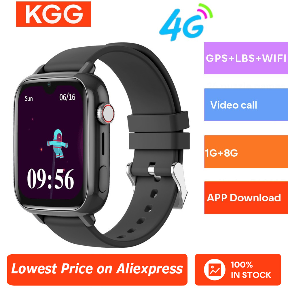 4G Smart Watch Kids Video Call - مراجعة Smartwatch Phone Watches وسعره