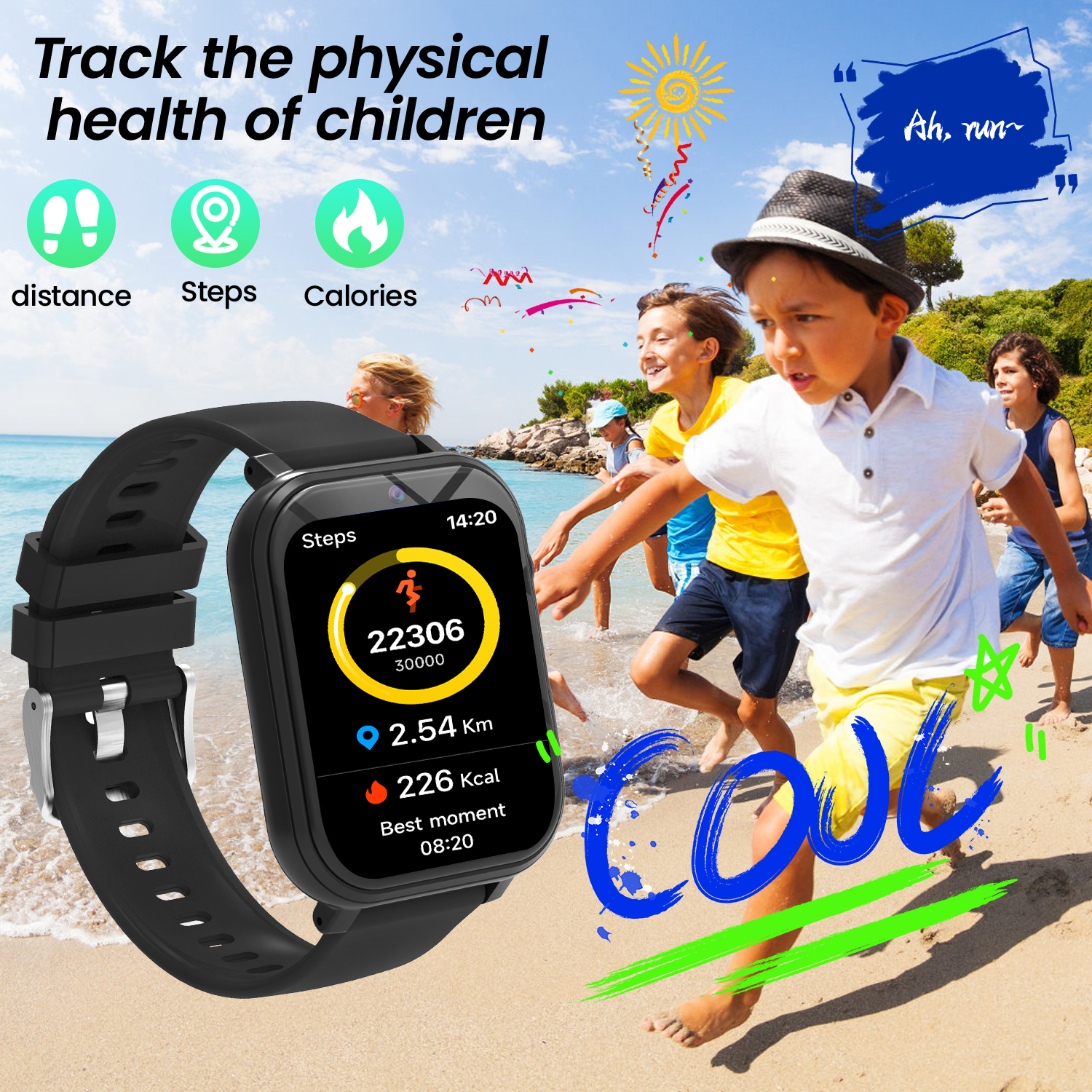 Kids Smart Watch with Camera f - مراجعة Smartwatch Watches Boys وسعره