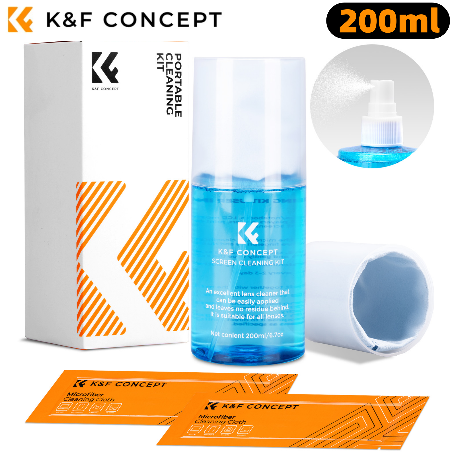 K&F CONCEPT 200ML Screen Clean - مراجعة Watch Polishing Cloth وسعره