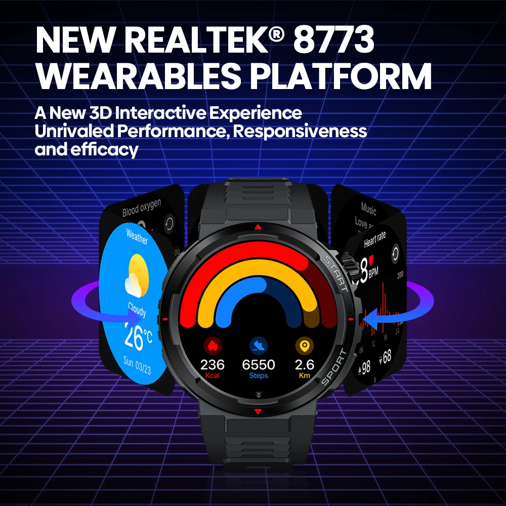 New Zeblaze Ares 3 Plus 1.43'' - مراجعة Hybrid Smartwatch وسعره