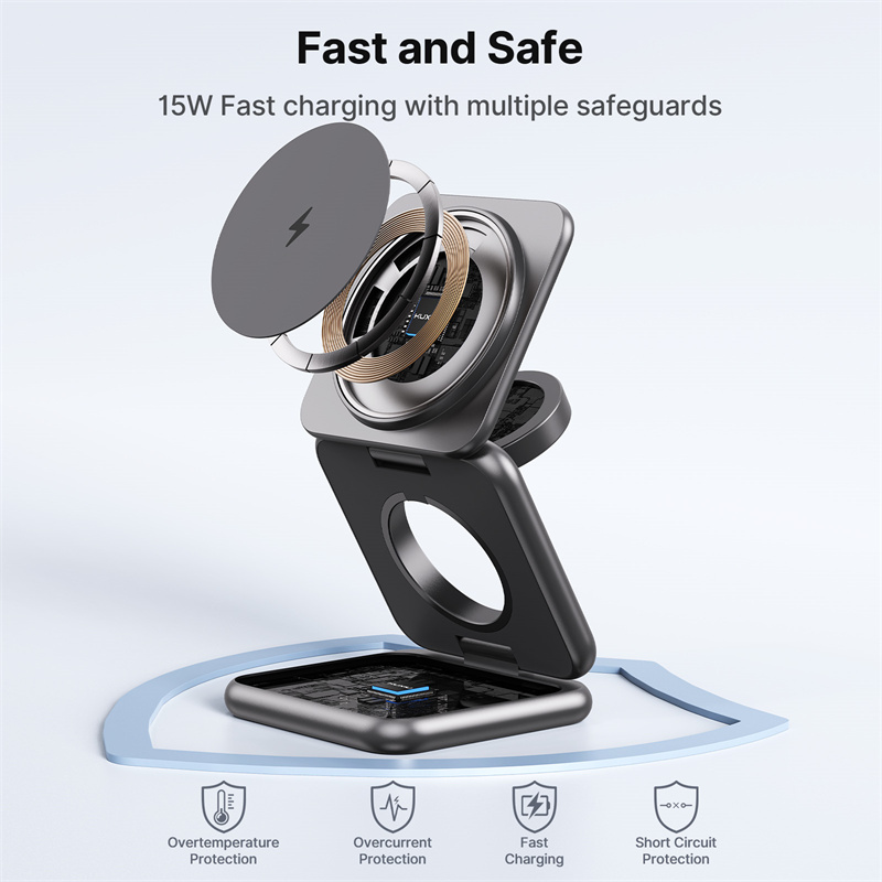 KUXIU Wireless Charger for Sam - مراجعة Smartwatch Phone Watches وسعره
