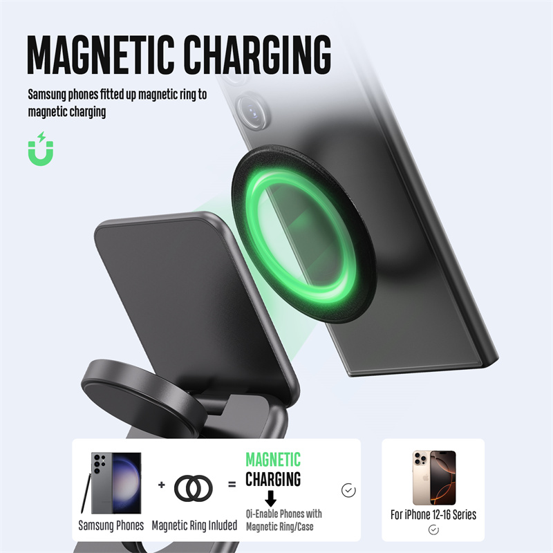 KUXIU Wireless Charger for Sam - مراجعة Smartwatch Phone Watches وسعره