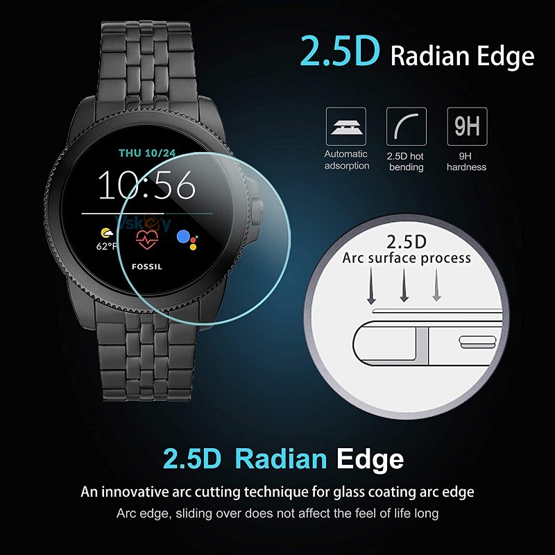 5PCS Smart Watch Screen Protec - مراجعة Hybrid Smartwatch وسعره