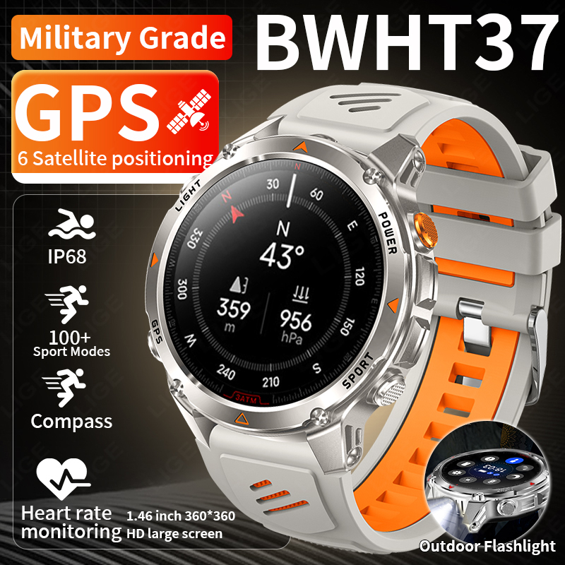 LIGE Rugged GPS Track Smart Wa - مراجعة Watch Smartwatch وسعره