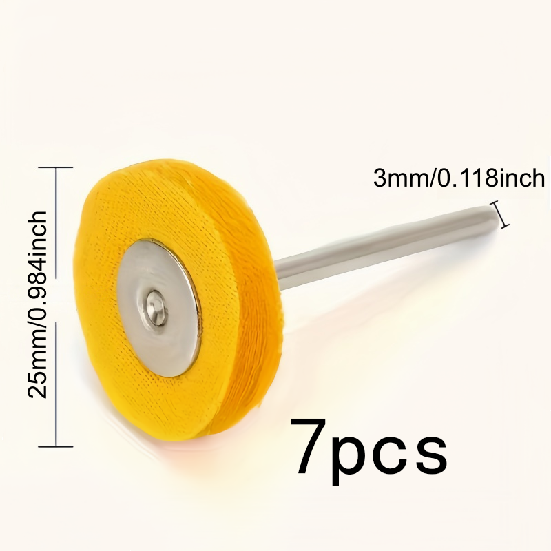 7Pcs 3mm Yellow Polishing Clot - مراجعة Watch Polishing Cloth وسعره