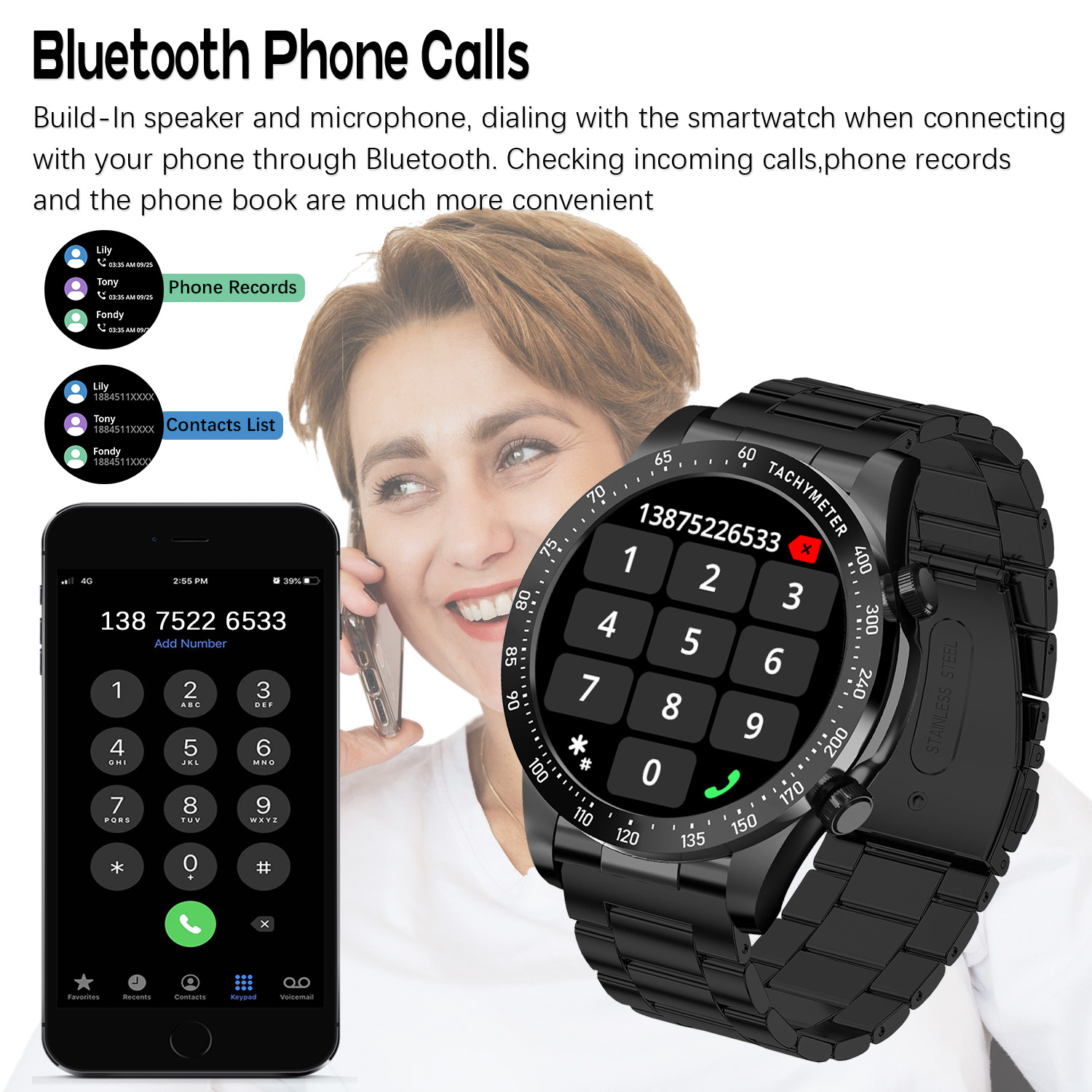 ROLLSTIMI Premium All-Match Me - مراجعة Smartwatch Premium Watches For Women وسعره