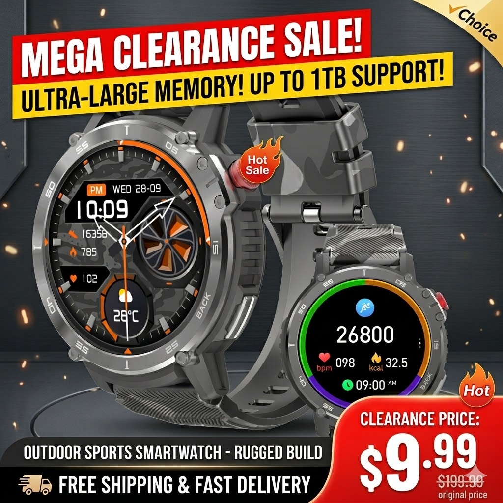 MEGA Clearance Sale!! High Qua - مراجعة Smartwatch Online Watches For Men وسعره
