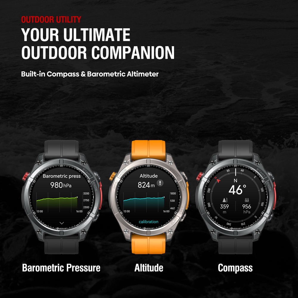 NEW Zeblaze Stratos 4 GPS Smar - مراجعة Hybrid Smartwatch وسعره