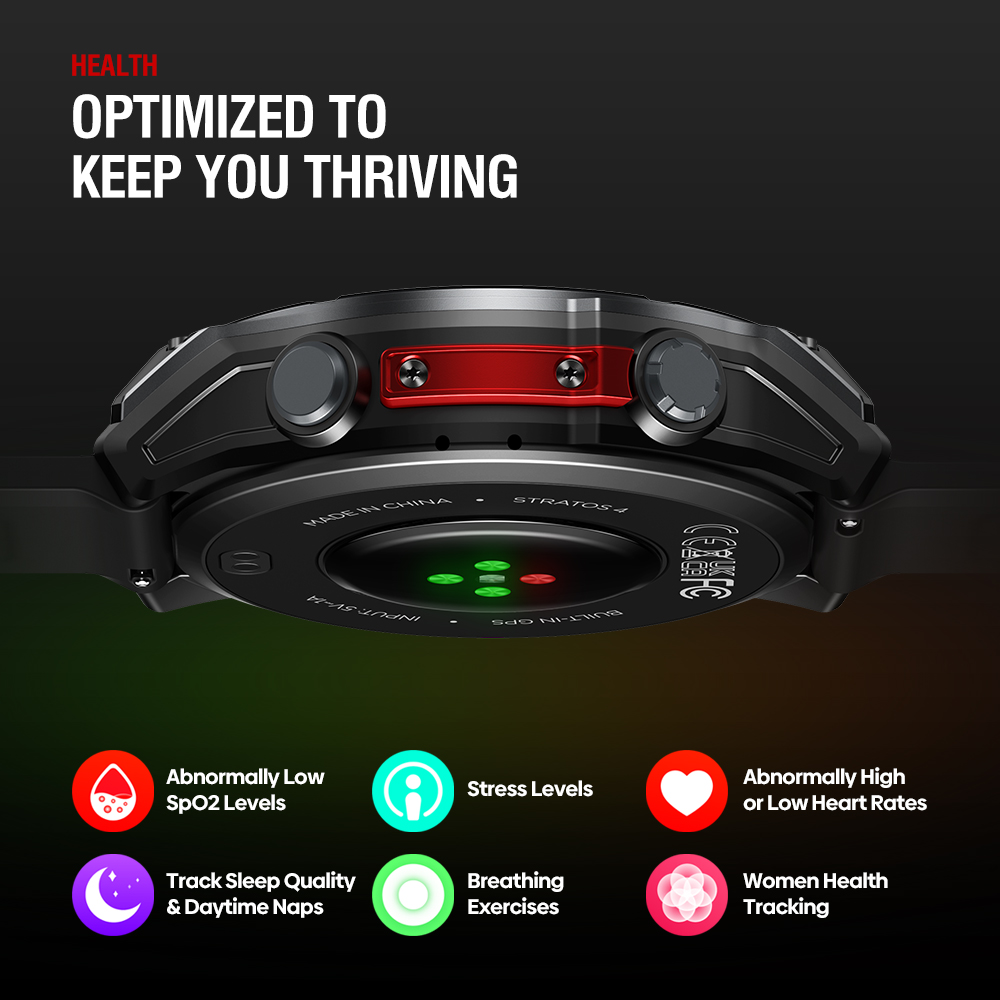 NEW Zeblaze Stratos 4 GPS Smar - مراجعة Hybrid Smartwatch وسعره
