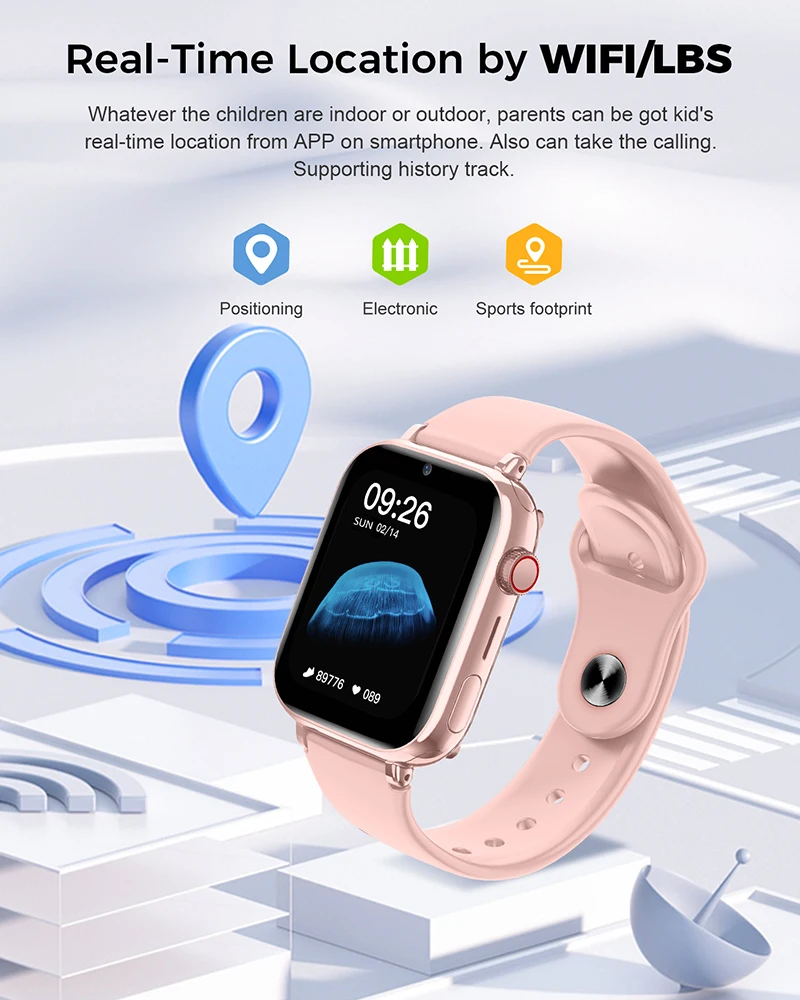 2025 Smart Watch Kids LBS Loca - مراجعة Smartwatch Watches Boys وسعره