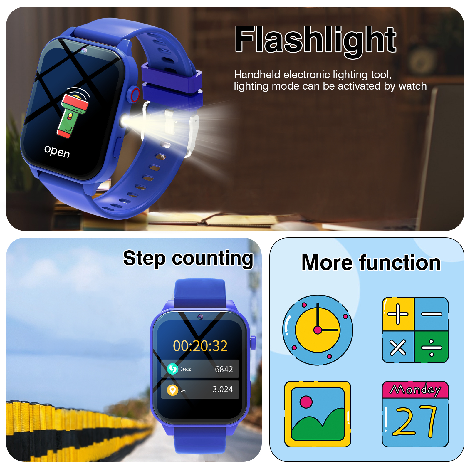 Kids′s Smart Watch 18 Games Ca - مراجعة Smartwatch Watches Boys وسعره