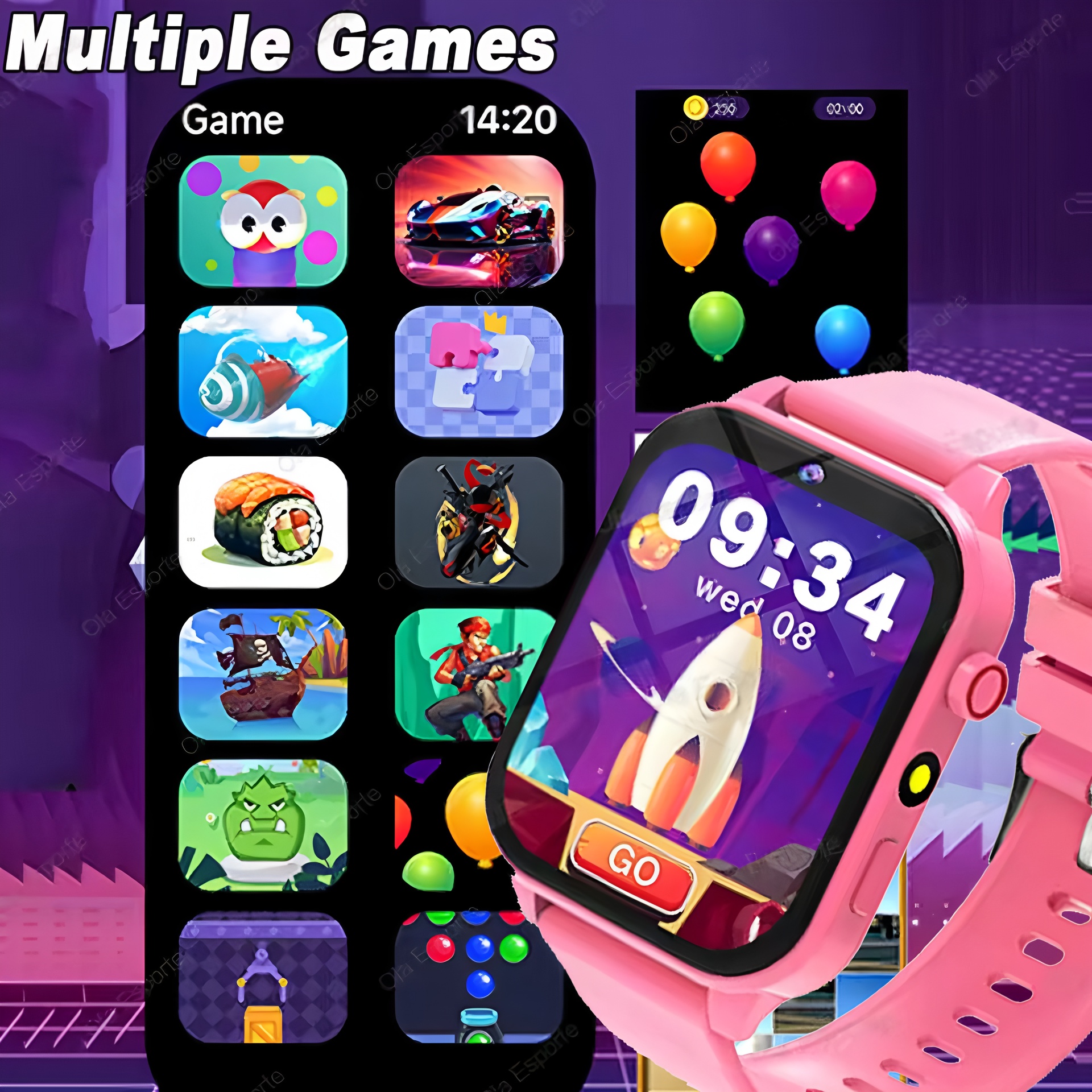 100+ Game SmartWatch Kid Child - مراجعة Smartwatch Watches Gift For Boys وسعره