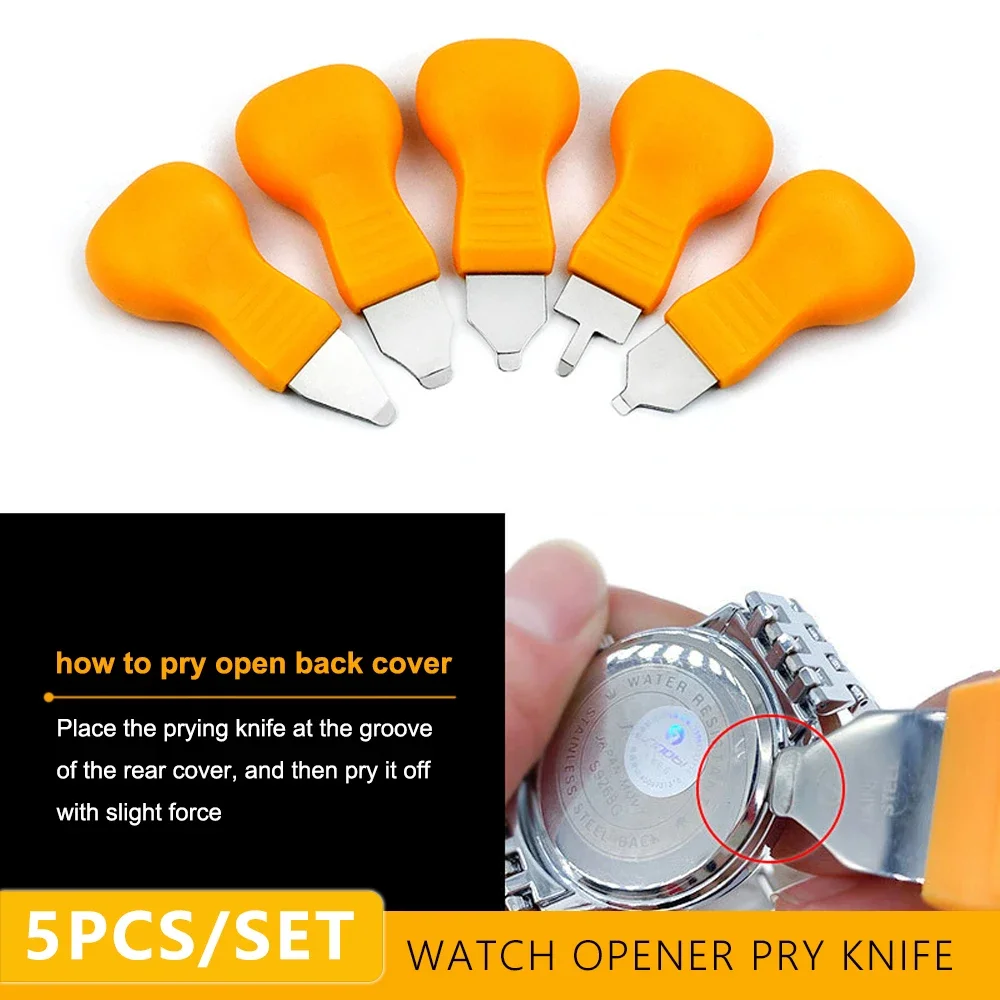 5PCS/Lot Watch Repair Tools Ki - مراجعة Case Back Opener وسعره