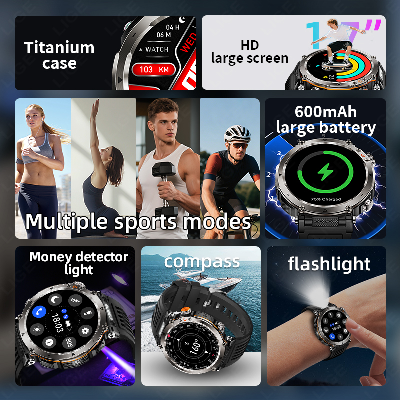 New Military Outdoor Smartwatc - مراجعة Watch Smartwatch وسعره