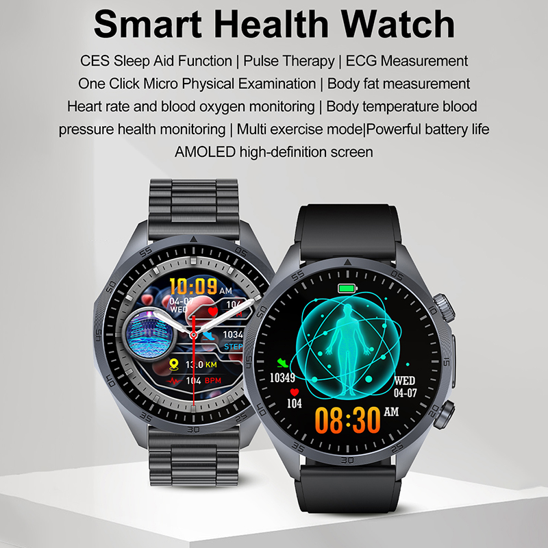 New ECG+PPG Smart Watch Pulse  - مراجعة Smartwatch Online Watches For Men وسعره