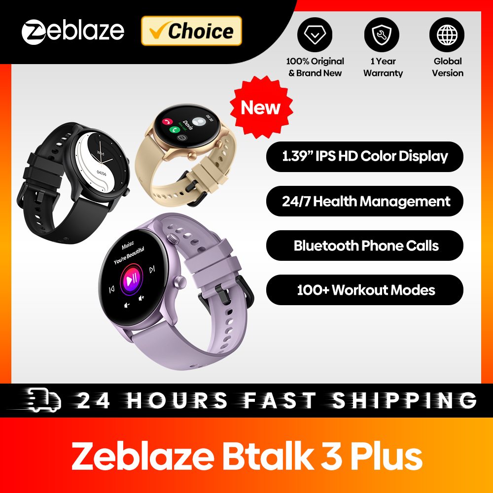 New Zeblaze Btalk 3 Plus Voice - مراجعة Hybrid Smartwatch وسعره