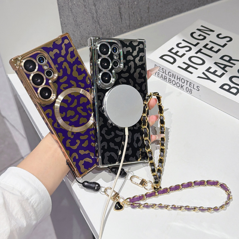 New leopard print magnetic Mag - مراجعة Samsung Galaxy Strap وسعره