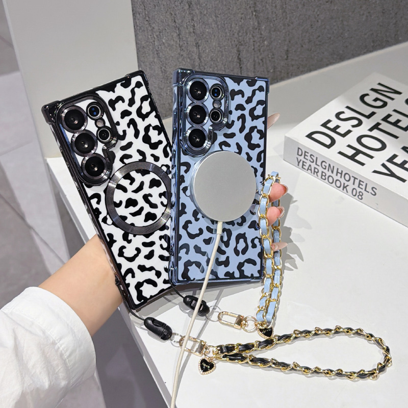 New leopard print magnetic Mag - مراجعة Samsung Galaxy Strap وسعره