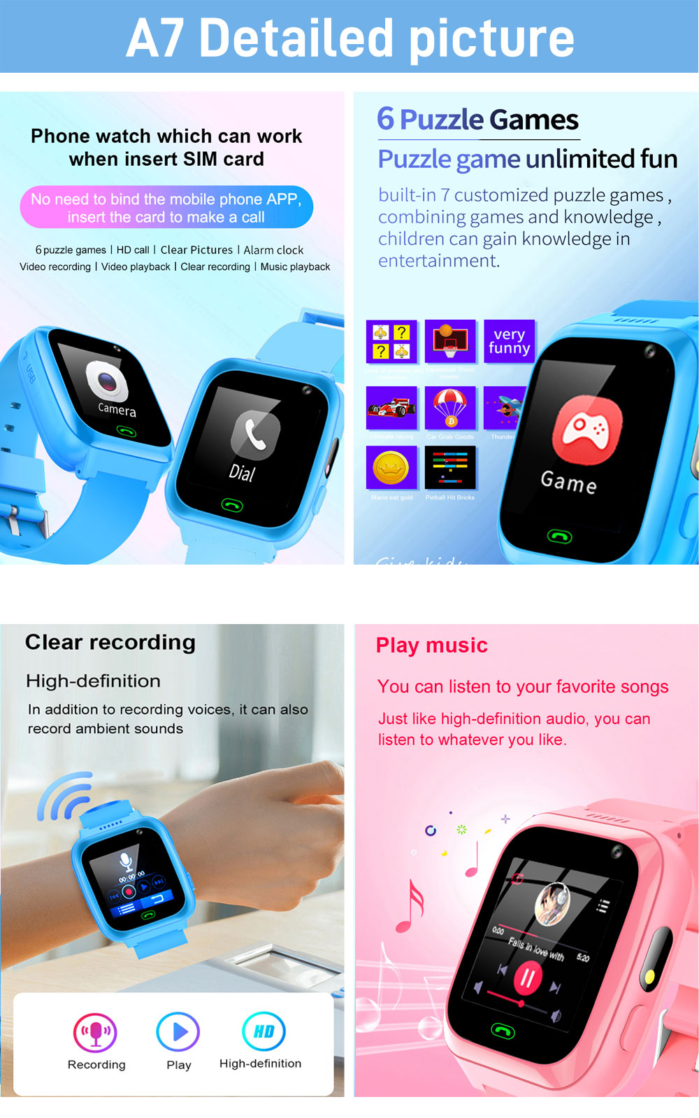 2G 4G Kids Smart Watch Phone G - مراجعة Smartwatch Watches Gift For Boys وسعره