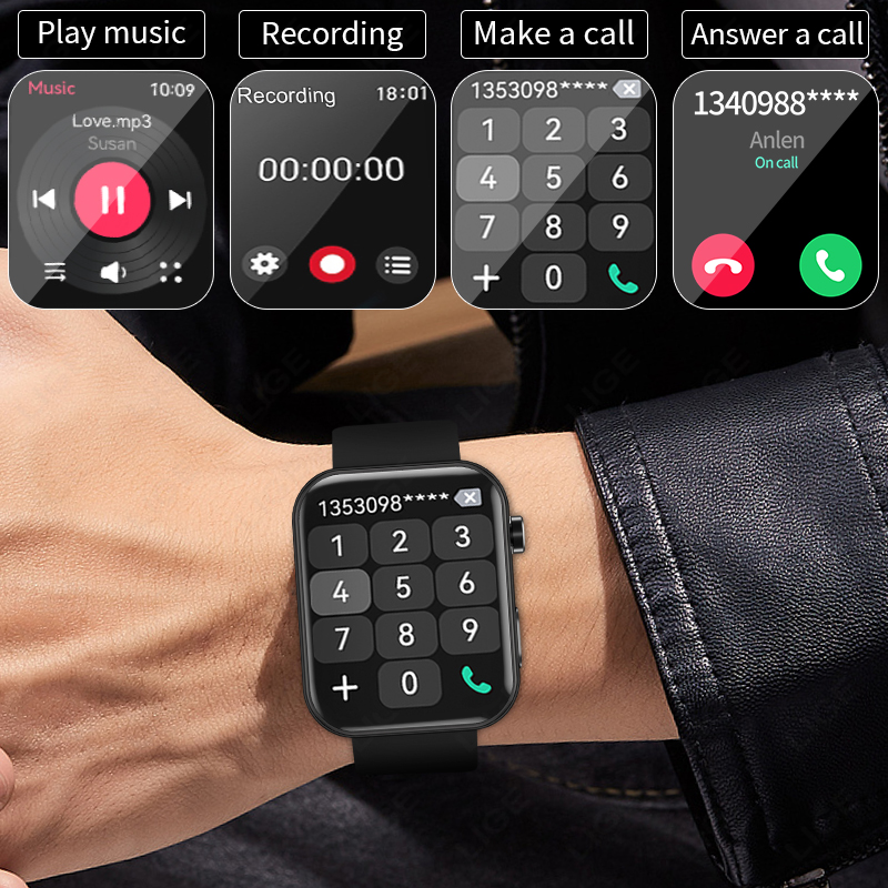 LIGE With Camera Can Take phot - مراجعة Smartwatch Latest Watches For Men وسعره
