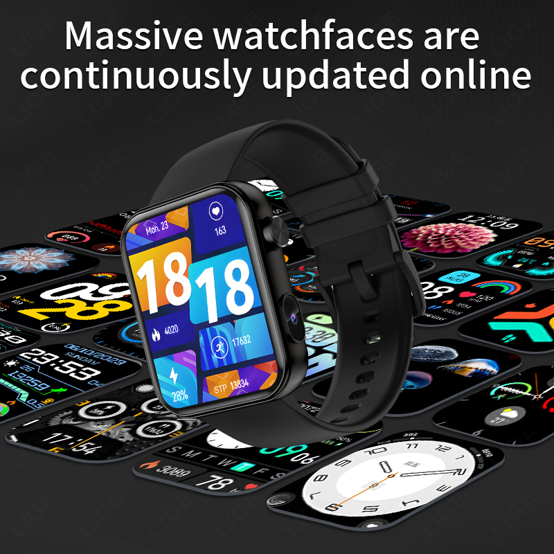 LIGE With Camera Can Take phot - مراجعة Smartwatch Latest Watches For Men وسعره