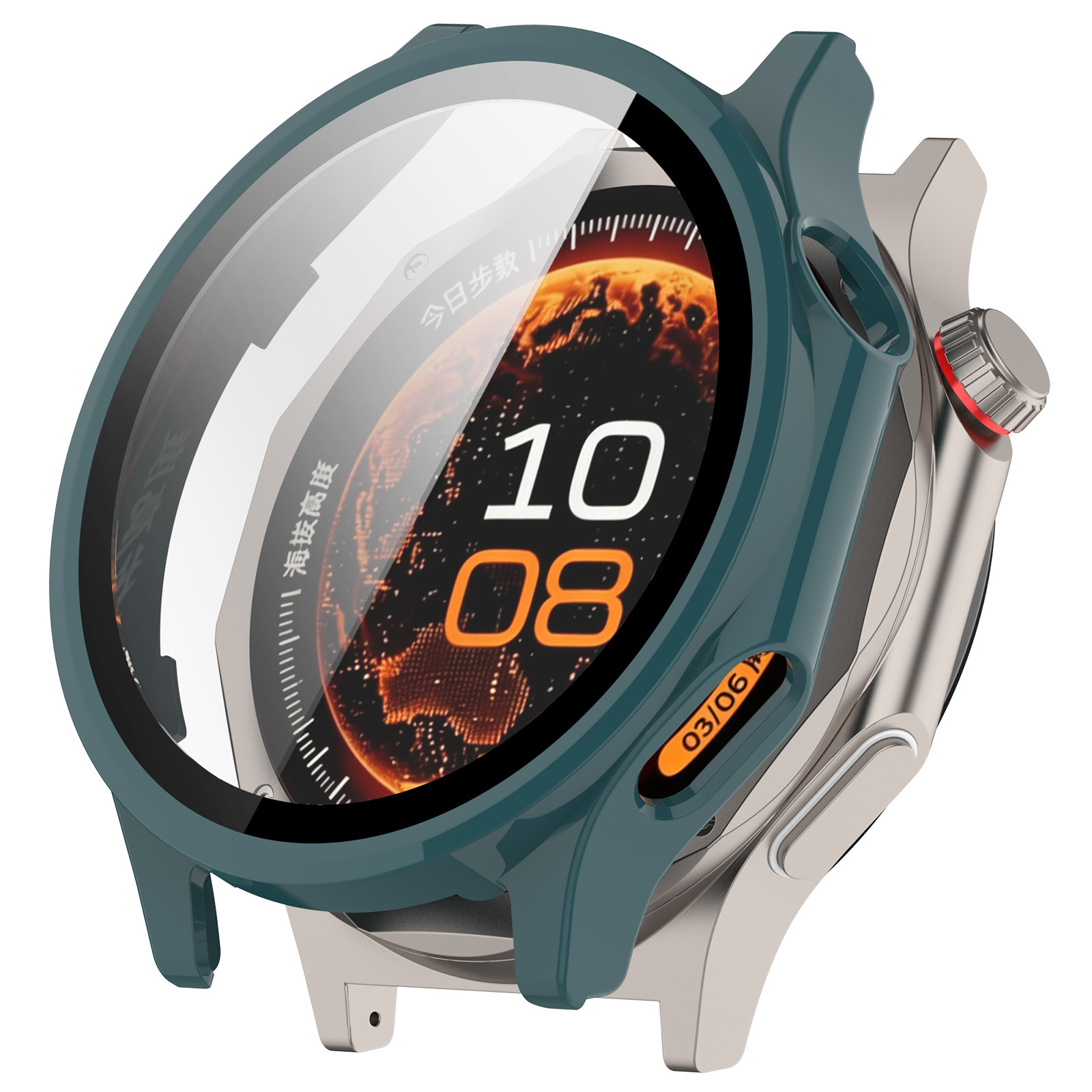 Glass+Case For OnePlus Watch4  - مراجعة Smartwatch Oneplus Watches وسعره