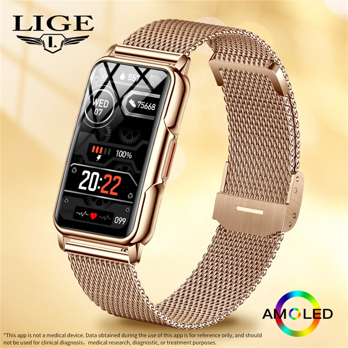 LIGE Smart Watch Men Women Fit - مراجعة Watch Smartwatch وسعره